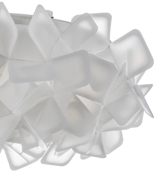 Slamp Lampa sufitowa designerska Clizia, możliwość ściemniania, biały / opal, salon / jadalnia, tworzywo sztuczne, design