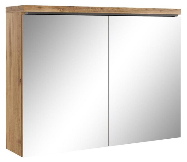 Lustro do łazienki - Czarny - 80 x 20 x 60 cm