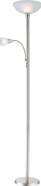 Lampa podłogowa LED Globo BLADE 58931LED satyna szkło 178 cm 3000K z wyłącznikiem