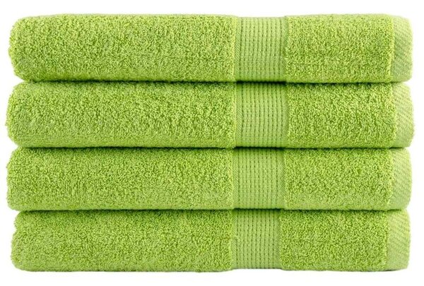 Ręczniki premium solund, 4 szt., zielone, 80x200 cm, 600 g/cm²