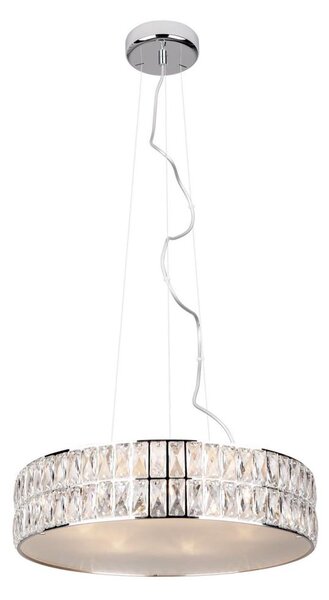 MAXLIGHT MAXLIGHT P0236 - Żyrandol na lince DIAMANTE 5xG9/42W/230V śr. 38 cm chrom MA0024