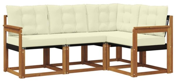 Zestaw mebli ogrodowych z litego drewna akacjowego - nowoczesny i funkcjonalny design