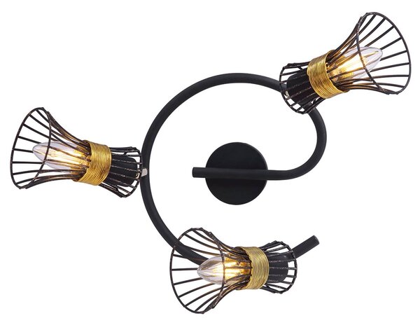 Globo Lampa sufitowa 54814-3 spirala, 3-punktowa