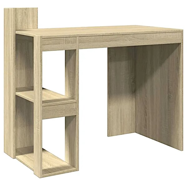 Proste biurko w kolorze dębu sonoma D9-W44