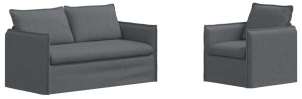 ModuÅowa kanapa nowoczesna w kolorze ciemnoszarym z ergonomicznym designem