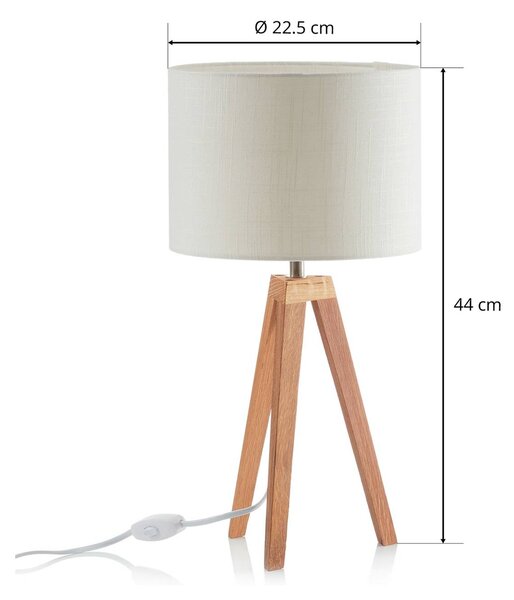 Markslöjd Lampa stołowa KULLEN, jasne drewno, salon / jadalnia, drewno, nowoczesny