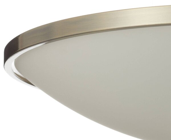 ORION Lampa sufitowa TALYA, możliwość ściemniania, brązowy / mosiężny, salon / jadalnia, metal, antyczny
