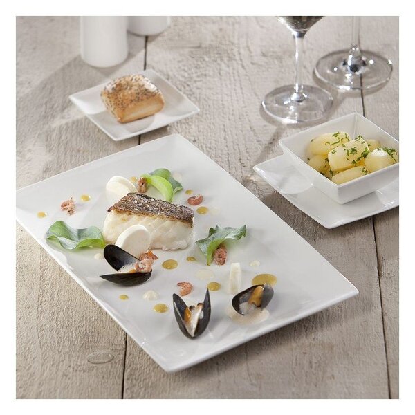 Porcelanowa taca 13x24 cm Squito – BonBistro
