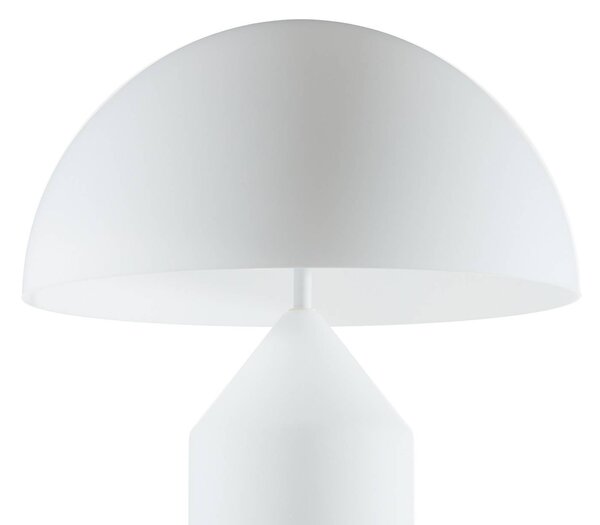 Oluce Lampa stołowa design ATOLLO, biały / opal, salon / jadalnia, metal, design