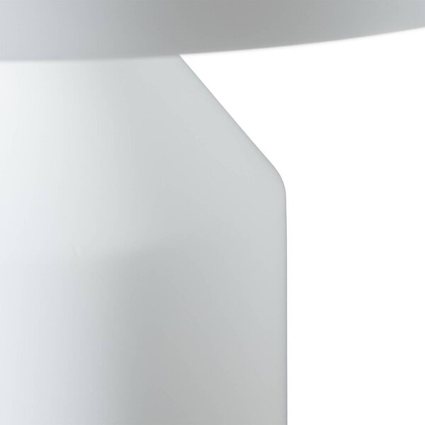 Oluce Lampa stołowa design ATOLLO, biały / opal, salon / jadalnia, metal, design