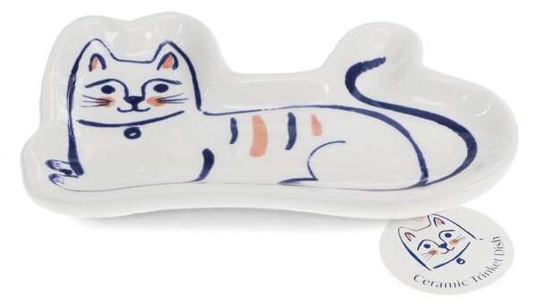 Stojak na biżuterię ceramiczny Cat – Rex London