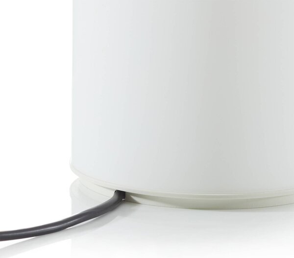 Oluce Lampa stołowa design ATOLLO, biały / opal, salon / jadalnia, metal, design