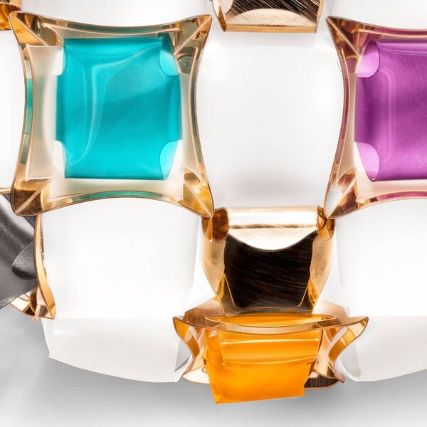 Slamp Lampa sufitowa designerska Mida, możliwość ściemniania, multikolor, salon / jadalnia, tworzywo sztuczne, design
