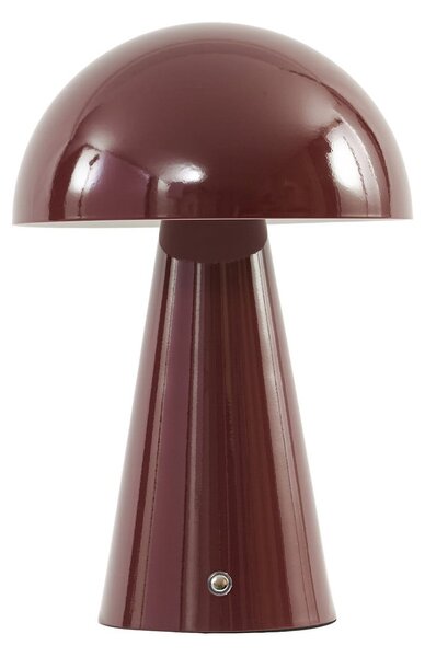 Lampa Stołowa Lindby, Nevijo, ściemnialny, czerwony, salon, metal, nowoczesny