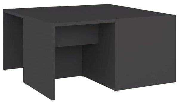 Komplet 4 szarych stolików kawowych G0-G61