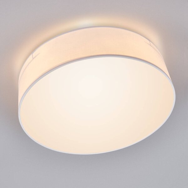 Smartwares Lampa sufitowa Ceiling Dream, możliwość ściemniania, biały / opal, salon / jadalnia, tkanina / materiał / jedwab, nowoczesny