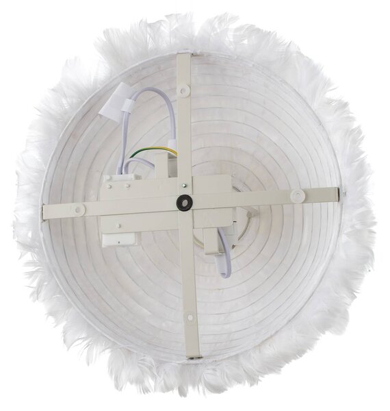 UMAGE Lampa sufitowa designerska Eos Up, możliwość ściemniania, biały / opal, salon / jadalnia, design