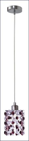 Nowoczesna kryształowa lampa wisząca - D213 R4-B73