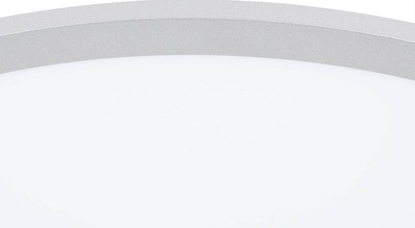 Lampa sufitowa LED Narima Lindby, aluminiowy / szary / cynkowy, kuchnia, tworzywo sztuczne, nowoczesny
