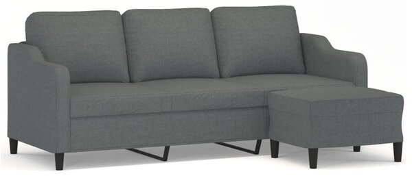Sofa 3-osobowa z podnÃ³Å¼kiem, ciemnoszary, 180 cm, tkaninÄ