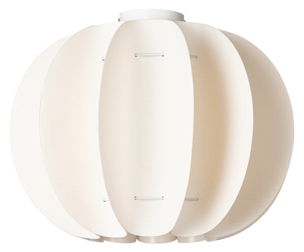 Lampa Sufitowa Lindby, Winslow, ściemnialny, biały, salon, tworzywo sztuczne, skandynawski
