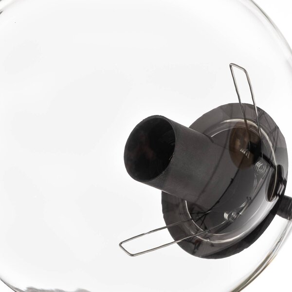 Lampa sufitowa Glassy EMIBIG LIGHTING, możliwość ściemniania, czarny, salon / jadalnia, szkło, nowoczesny