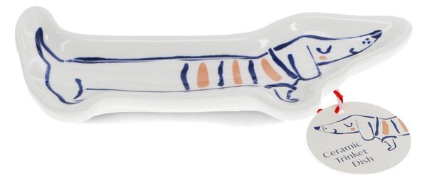 Stojak na biżuterię ceramiczny Sausage dog – Rex London