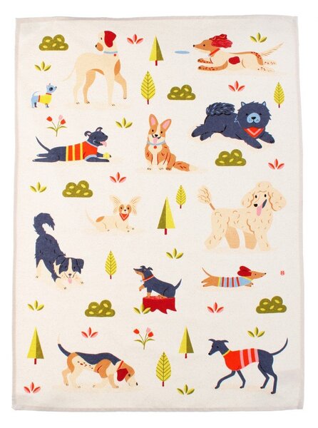 Bawełniana ścierka 70x50 cm Dog Park – Rex London