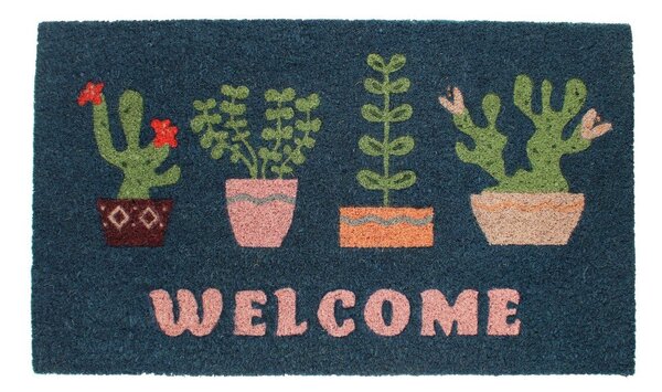 Wycieraczka z włókna kokosowego 73x43 cm Welcome Plants – Rex London