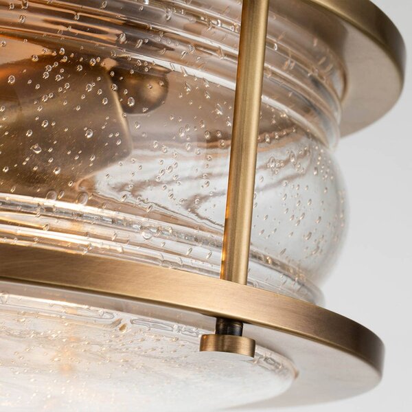 Quintiesse Lampa sufitowa Ashland Bay, możliwość ściemniania, mosiężny / złoty, łazienka, metal