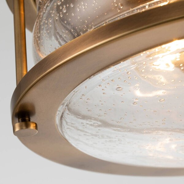 Quintiesse Lampa sufitowa Ashland Bay, możliwość ściemniania, mosiężny / złoty, łazienka, metal