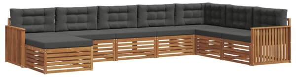 Zestaw mebli ogrodowych z litego drewna akacjowego - nowoczesny i elegancki design