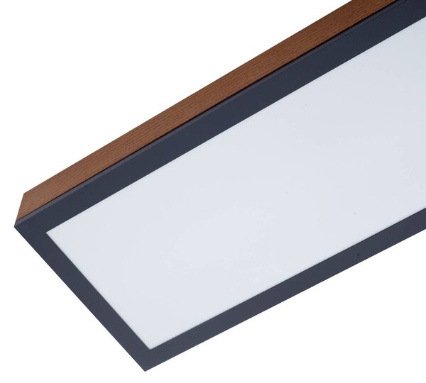 Lampa sufitowa LED Laviona Lindby, jasne drewno, salon / jadalnia, drewno, nowoczesny