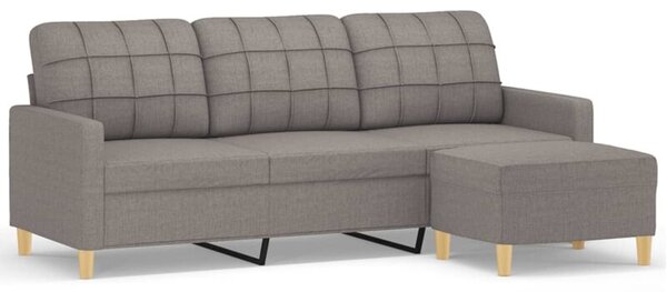 Sofa 3-osobowa z podnÃ³Å¼kiem, taupe, 180 cm, tkaninÄ