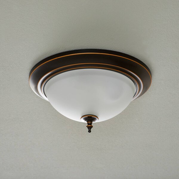 Westinghouse Lampa sufitowa Harwell, możliwość ściemniania, brązowy / mosiężny, salon / jadalnia, metal, antyczny