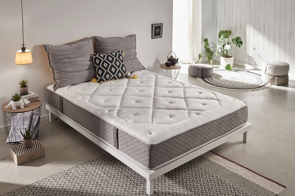 Twardy/średnio twardy piankowy materac dwustronny 90x200 cm Platinum Classic – Moonia