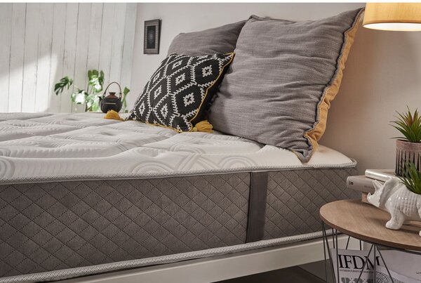 Twardy/średnio twardy piankowy materac dwustronny 90x200 cm Platinum Classic – Moonia