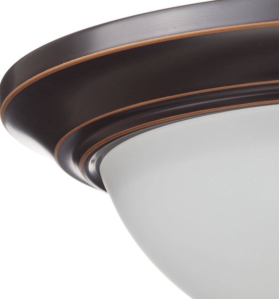 Westinghouse Lampa sufitowa Harwell, możliwość ściemniania, brązowy / mosiężny, salon / jadalnia, metal, antyczny