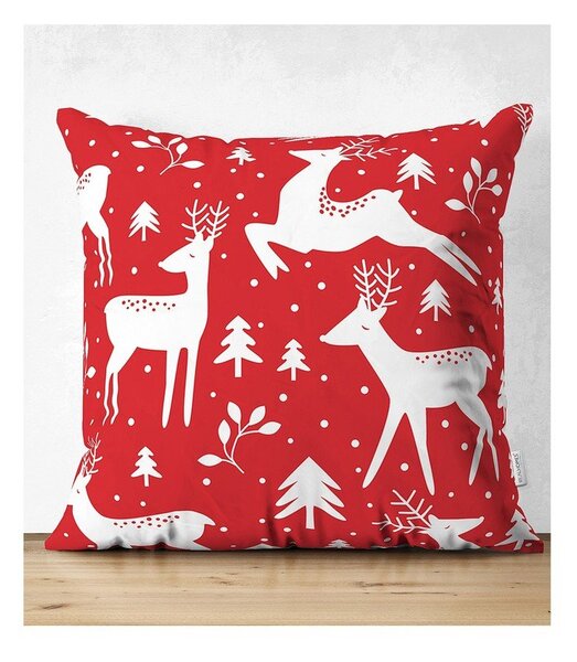 Zestaw 4 świątecznych poszewek na poduszki i bieżnika Minimalist Cushion Covers Joy
