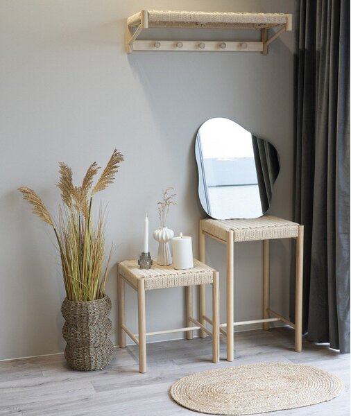Stołek z drewna topolowego Abano – House Nordic