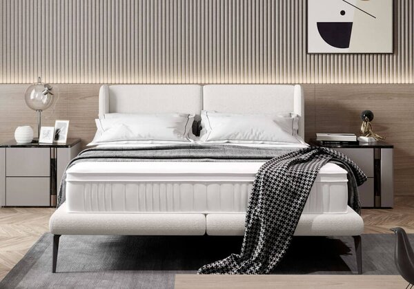 MebleMWM Łóżko tapicerowane TESSINA | 160x200 | Kolor do wyboru