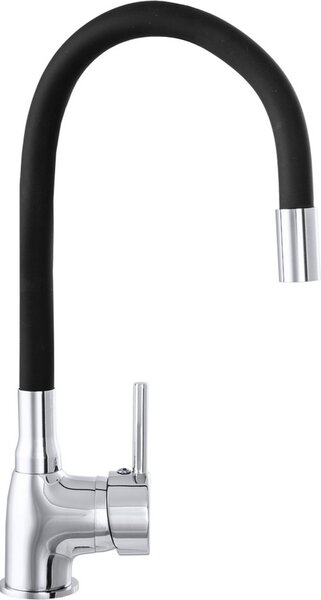 Granitan | FLEX III – bateria kuchenna – elastyczny wylew – czarna – mosina – gowica ceramiczna