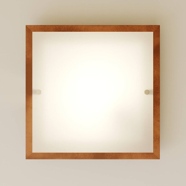 Lampa sufitowa Kerio Envostar, możliwość ściemniania, ciemne drewno, salon / jadalnia, drewno, nowoczesny