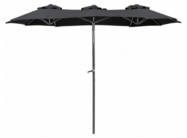Linder Exclusiv Parasol ogrodowy 300x150x220 cm Ciemnoszary