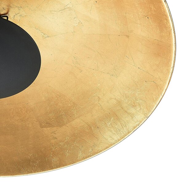 Lampa sufitowa Narisara Lindby, możliwość ściemniania, czarny, salon / jadalnia, metal, nowoczesny