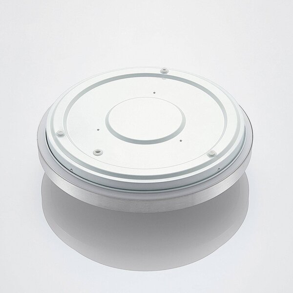 Lampa sufitowa LED Emelie Lindby, aluminiowy / szary / cynkowy, salon / jadalnia, aluminium, nowoczesny