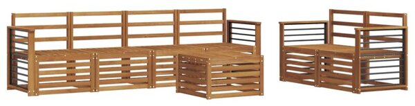 Zestaw mebli ogrodowych z litego drewna akacjowego - nowoczesny i funkcjonalny design