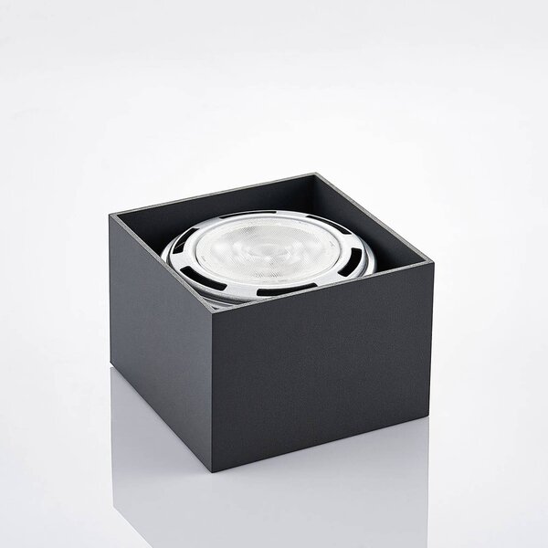 Reflektor sufitowy Arcchio Mabel, 12 cm x cm, szary, GU10 Mabel Arcchio, możliwość ściemniania, aluminiowy / szary / cynkowy, kuchnia, aluminium, nowoczesny
