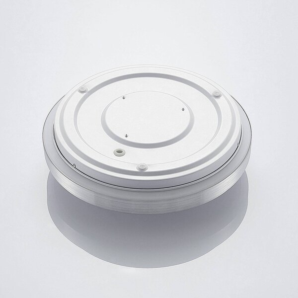 Lampa sufitowa LED Emelie Lindby, aluminiowy / szary / cynkowy, salon / jadalnia, aluminium, nowoczesny
