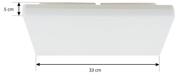 Lampa sufitowa LED Artin PRIOS, biały / opal, łazienka, tworzywo sztuczne, nowoczesny